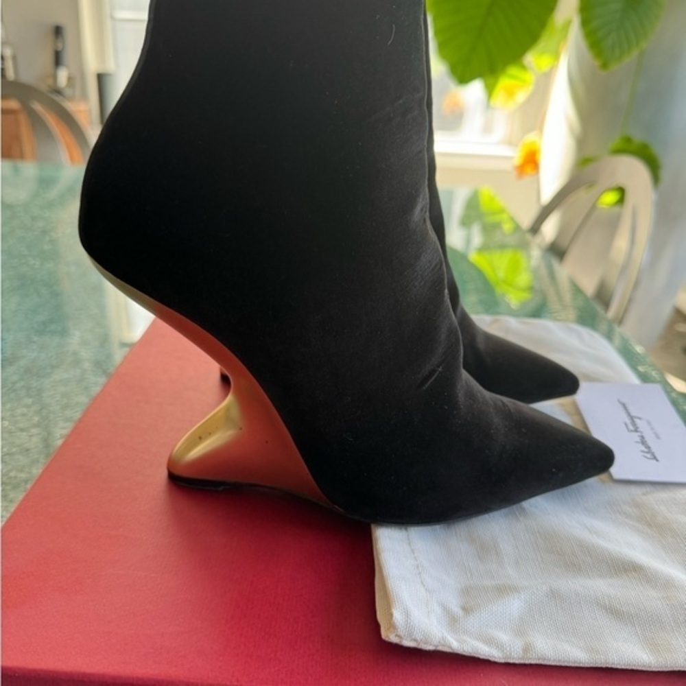 Ferragamo booties 10 C - Picture 6 of 8